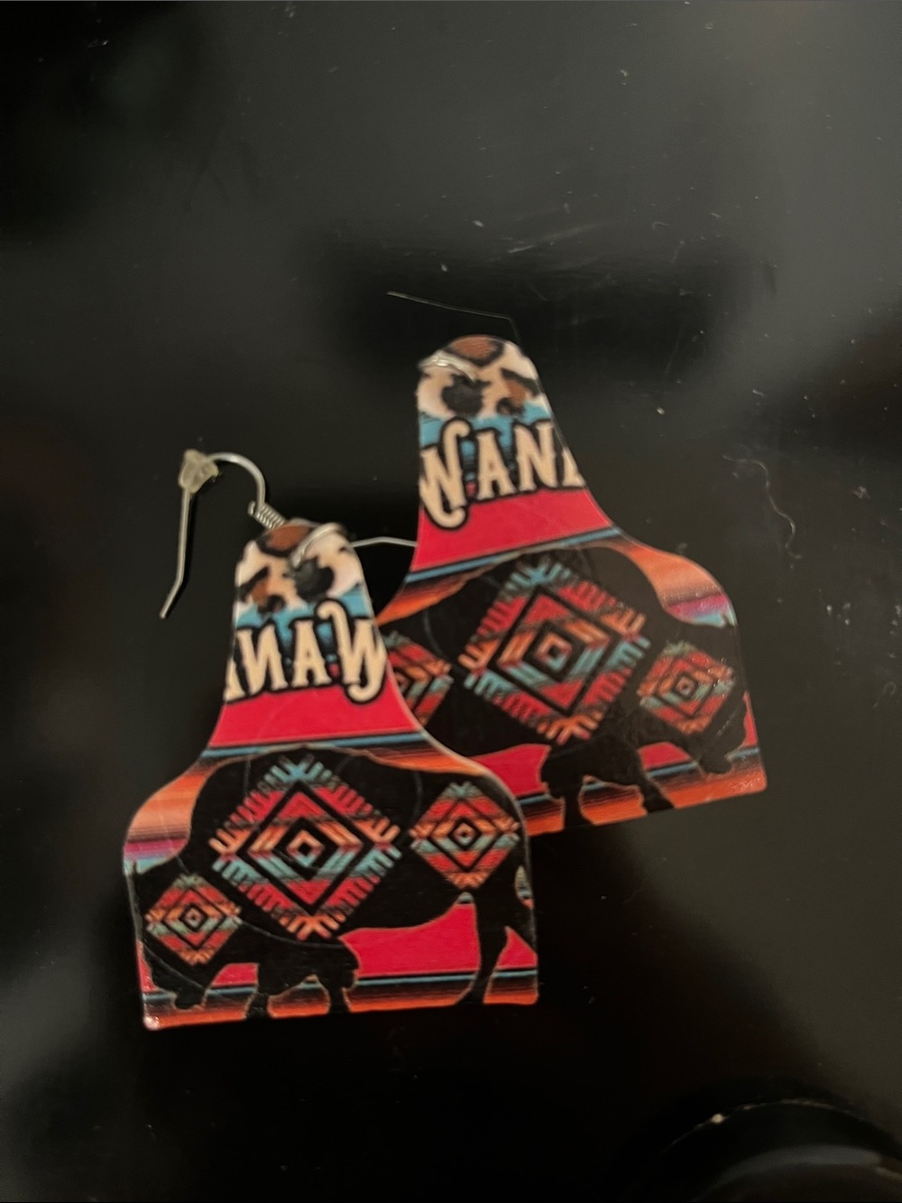 Southwestern Pattern Drop Earrings Ear Tag-Boho